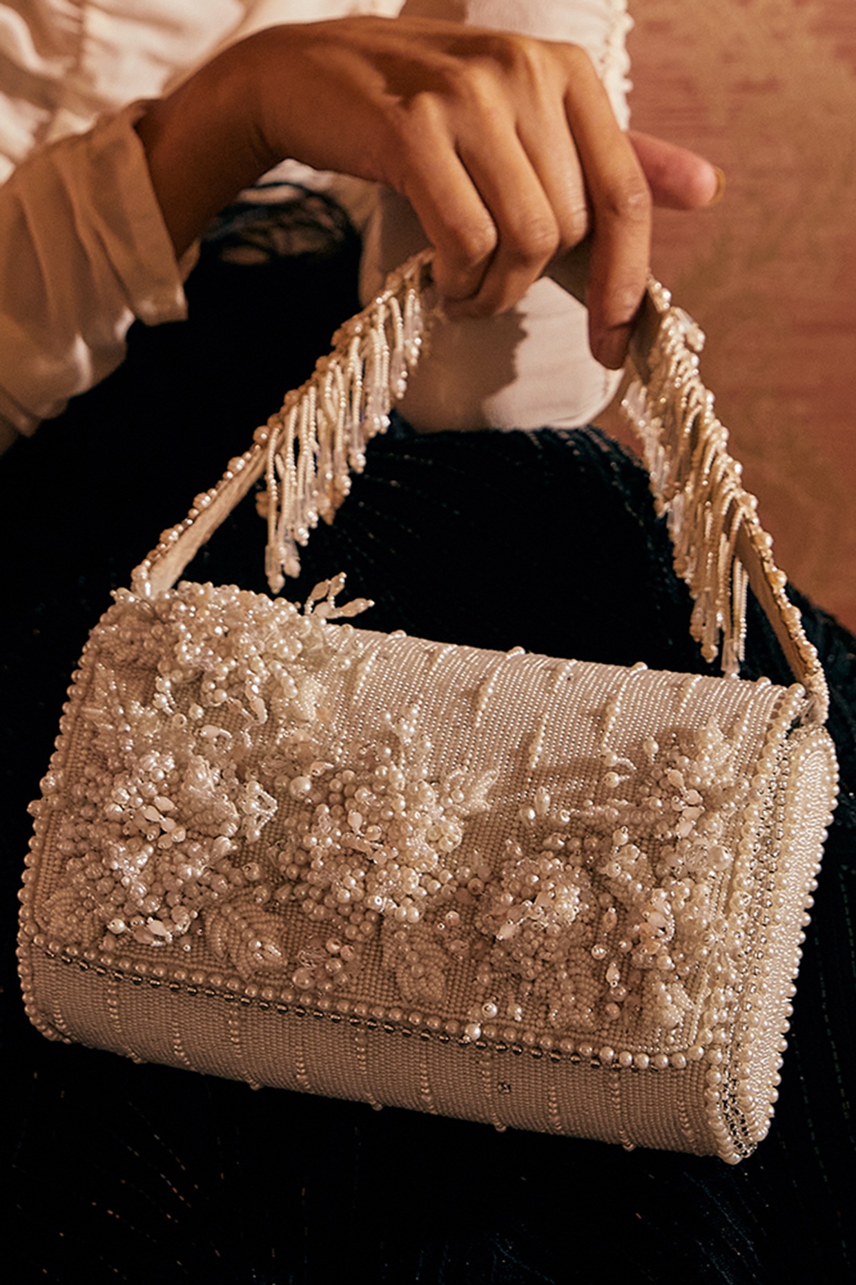 Silver Acrylic Clutch Bags Glitter Purse Perspex Bag Handbags for Women,  8568-white, Small : Amazon.in: Fashion